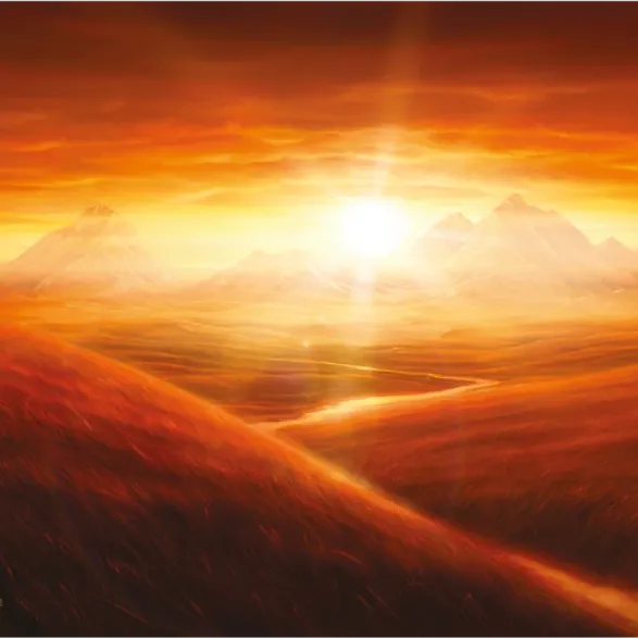 PlayMat John Avon: Forgotten Plains (61cm x 35,5 cm) - Central Mats