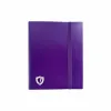 Portfólio 18 bolsos 20 folhas Roxo Central Álbum - Central Acessórios