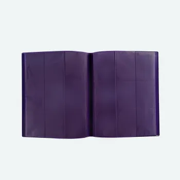 Portfólio 18 bolsos 20 folhas Roxo Central Álbum - Central Acessórios Portfólio 18 bolsos 20 folhas Roxo Central Álbum - Central Acessórios