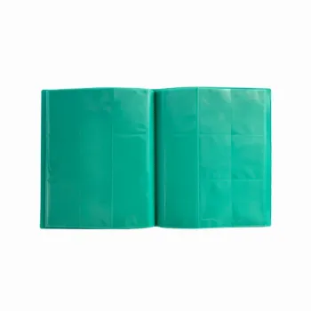 Portfólio 18 bolsos 20 folhas Menta Central Álbum - Central Acessórios
