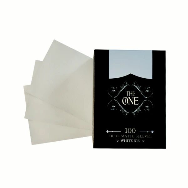 Protetor de Cartas 66mm x 91mm (Padrão) The One Branco Gelo c/ 100 - Central