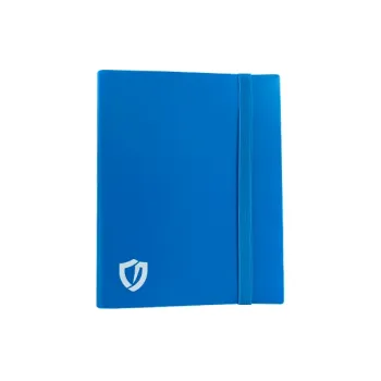 Portfólio 18 bolsos 20 folhas Azul Central Álbum - Central Distribuidora