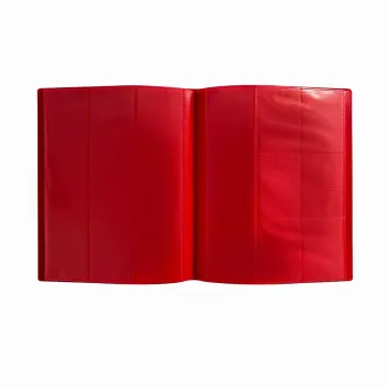 Portfólio 18 bolsos 20 folhas Vermelho Central Álbum - Central Acessórios Portfólio 18 bolsos 20 folhas Vermelho Central Álbum - Central Acessórios
