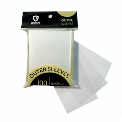 Protetor de Cartas 69mm x 94mm (Outer Sleeve) Transparente c/ 100 - Central