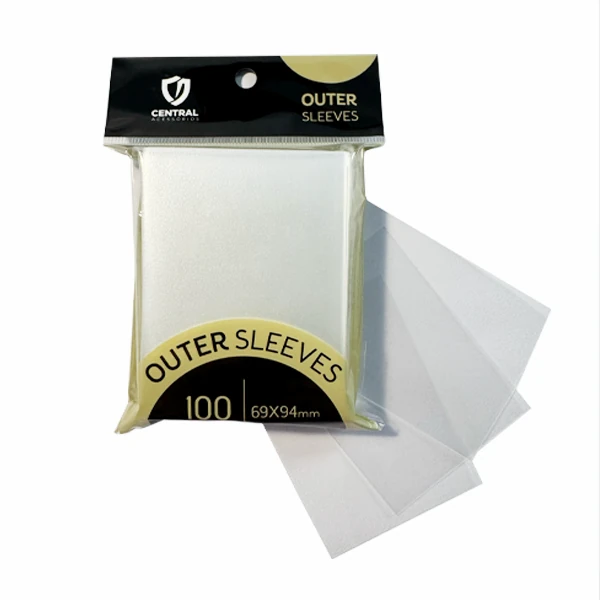 Protetor de Cartas 69mm x 94mm (Outer Sleeve) Transparente c/ 100 - Central