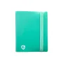 Portfólio 8 bolsos 20 folhas Menta Central Álbum - Central Acessórios