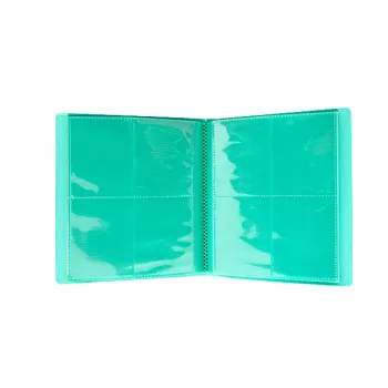 Portfólio 8 bolsos 20 folhas Menta Central Álbum - Central Acessórios Portfólio 8 bolsos 20 folhas Menta Central Álbum - Central Acessórios