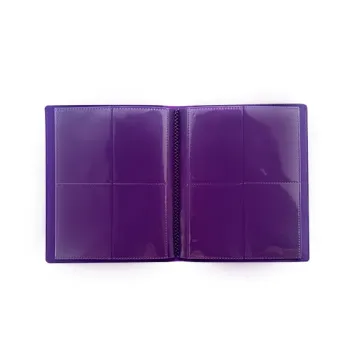 Portfólio 8 bolsos 20 folhas Roxo Central Álbum - Central Acessórios Portfólio 8 bolsos 20 folhas Roxo Central Álbum - Central Acessórios