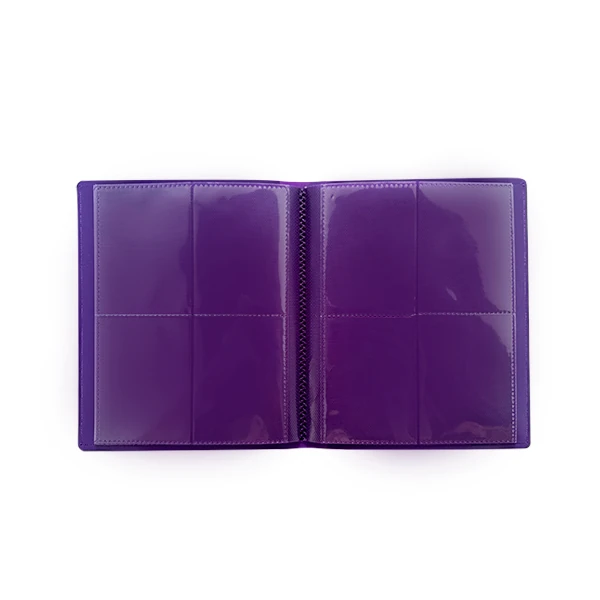 Portfólio 8 bolsos 20 folhas Roxo Central Álbum - Central Acessórios