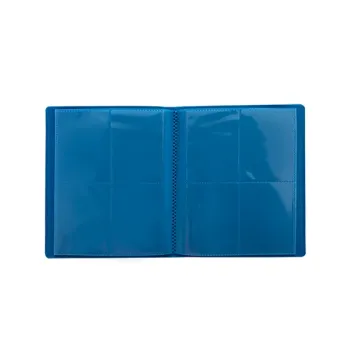 Portfólio 8 bolsos 20 folhas Azul Central Álbum - Central Acessórios Portfólio 8 bolsos 20 folhas Azul Central Álbum - Central Acessórios