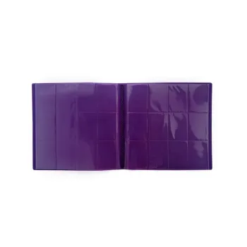 Portfólio 24 bolsos 20 folhas Roxo Central Álbum - Central Acessórios