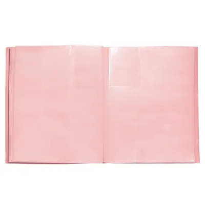 Portfólio 18 bolsos 20 folhas Rosé Central Álbum - Central Acessórios Portfólio 18 bolsos 20 folhas Rosé Central Álbum - Central Acessórios