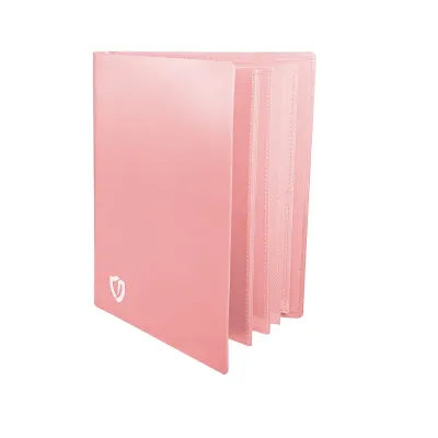 Portfólio 18 bolsos 20 folhas Rosé Central Álbum - Central Acessórios Portfólio 18 bolsos 20 folhas Rosé Central Álbum - Central Acessórios
