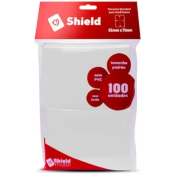 Protetor de Cartas 66mm x 91mm (Padrão) Branco c/ 100 - Central