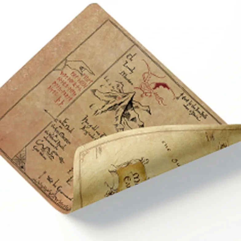 PlayMat Dupla-Face Mapas do Thorin e Terra Média (61cm x 35cm) - Central Mats