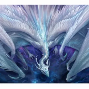 PlayMat Dragons Edition: Dragão Cristal Pérola (61cm x 35cm) - Central Mats PlayMat Dragons Edition: Dragão Cristal Pérola (61cm x 35cm) - Central Mats