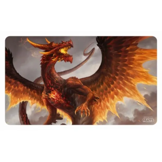 PlayMat Dragons Edition: Dragão Cristal Rubi (61cm x 35cm) - Central Mats