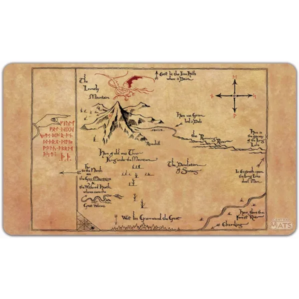 PlayMat Classics Edition: Mapa do Thorin (61cm x 35,5cm) - Central Mats