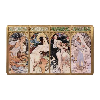 PlayMat  Infinity Art: Quatro Estações (61cm x 35,5cm) - Central Mats
