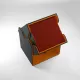 Deck Box Preta/Laranja p/ 100 cards - Squire 100+ XL Convertible - Gamegenic