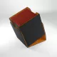 Deck Box Preta/Laranja p/ 100 cards - Squire 100+ XL Convertible - Gamegenic