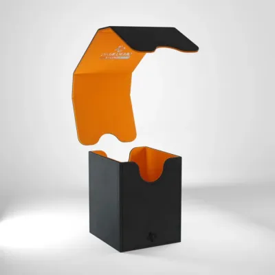 Deck Box Preta/Laranja p/ 100 cards - Squire 100+ XL Convertible - Gamegenic Deck Box Preta/Laranja p/ 100 cards - Squire 100+ XL Convertible - Gamegenic