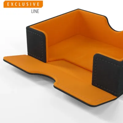 Deck Box Preta/Laranja p/ 400 cards - Lair 400+ Convertible - Gamegenic Deck Box Preta/Laranja p/ 400 cards - Lair 400+ Convertible - Gamegenic