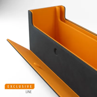 Deck Box Preta/Laranja p/ 400 cards - Lair 400+ Convertible - Gamegenic Deck Box Preta/Laranja p/ 400 cards - Lair 400+ Convertible - Gamegenic