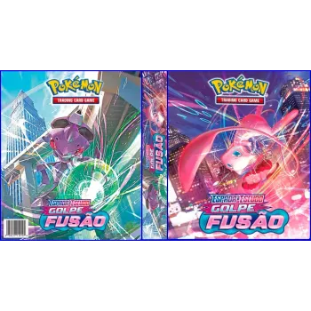 Álbum (Fichário) 4 Argolas Pokémon: EE Golpe Fusão