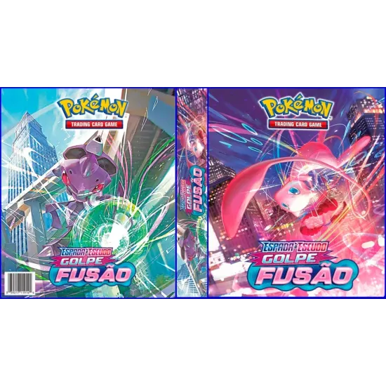 Álbum (Fichário) 4 Argolas Pokémon: EE Golpe Fusão