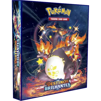 Álbum (Fichário) 3 Argolas Pokémon: EE Destinos Brilhantes