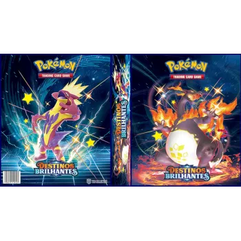 Álbum (Fichário) 3 Argolas Pokémon: EE Destinos Brilhantes