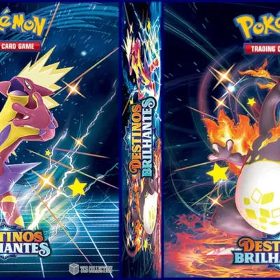 Álbum (Fichário) 3 Argolas Pokémon: EE Destinos Brilhantes