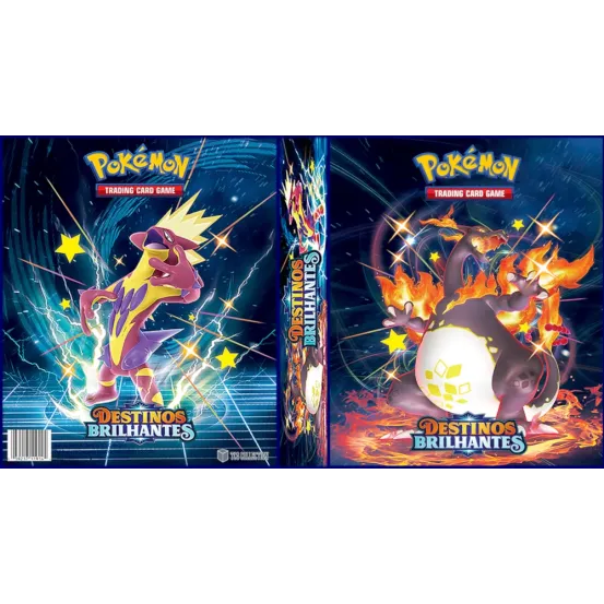 Álbum (Fichário) 3 Argolas Pokémon: EE Destinos Brilhantes