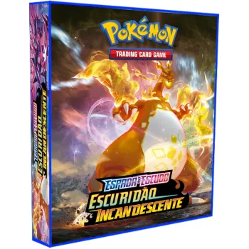 Álbum (Fichário) 3 Argolas Pokémon: EE Escuridão Incandescente