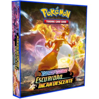 Álbum (Fichário) 3 Argolas Pokémon: EE Escuridão Incandescente