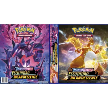 Álbum (Fichário) 3 Argolas Pokémon: EE Escuridão Incandescente
