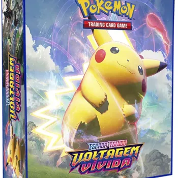 Álbum (Fichário) 3 Argolas Pokémon: EE Voltagem Vívida