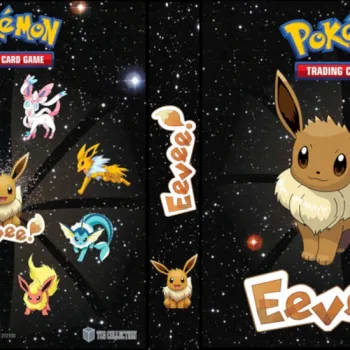 Álbum (Fichário) 3 Argolas Pokémon: Eevee
