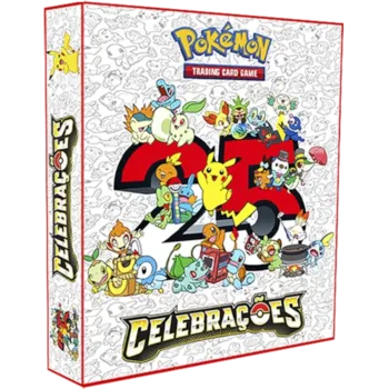 Álbum (Fichário) 3 Argolas Pokémon: Celebrações