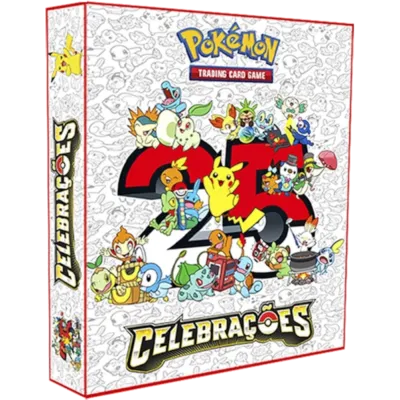 Álbum (Fichário) 3 Argolas Pokémon: Celebrações