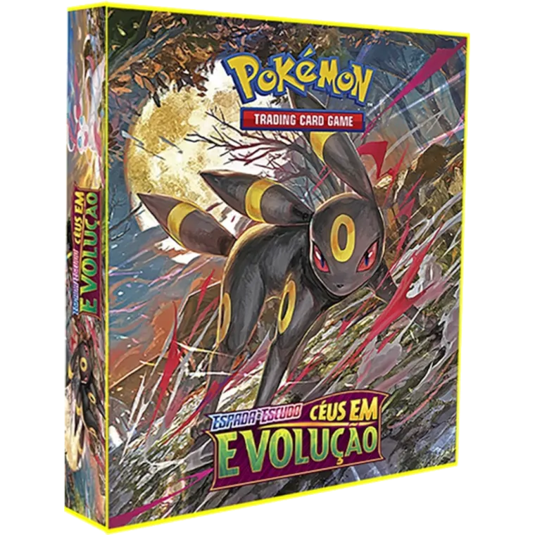 Álbum (Fichário) 3 Argolas Pokémon: EE Céus em Evolução