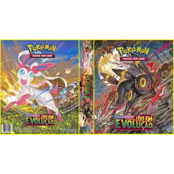 Álbum (Fichário) 3 Argolas Pokémon: EE Céus em Evolução