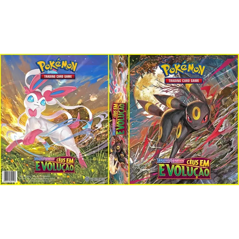 Álbum (Fichário) 3 Argolas Pokémon: EE Céus em Evolução Álbum (Fichário) 3 Argolas Pokémon: EE Céus em Evolução