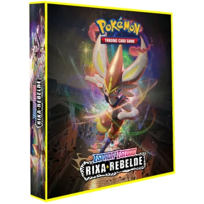 Álbum (Fichário) 4 Argolas Pokémon: EE Rixa Rebelde