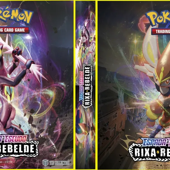 Álbum (Fichário) 4 Argolas Pokémon: EE Rixa Rebelde
