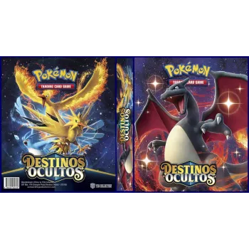 Álbum (Fichário) 3 Argolas Pokémon: SL Destinos Ocultos