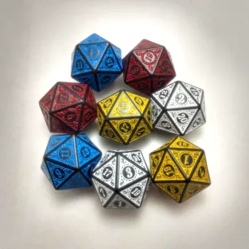 Dado 20 faces (D20) Wood Sortido