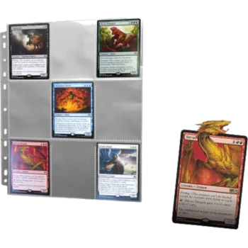 Folha para Fichário 9 Bolsos 11 Furos Transparente (Pacote c/10) - GPK