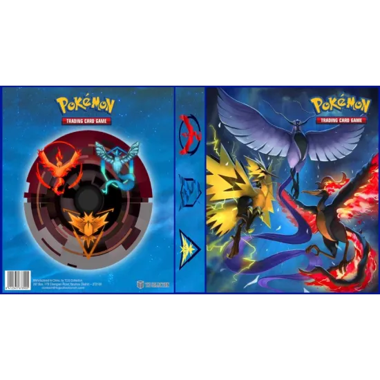 Álbum (Fichário) 3 Argolas Pokémon: Aves Lendárias